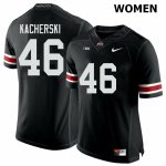 NCAA Ohio State Buckeyes Women's #46 Cade Kacherski Black Nike Football College Jersey CWA3545QQ